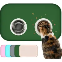 Famanu Antirutsch-Hundematte wasserfest und leicht zu reinigen - 45 x 30 cm, rosa