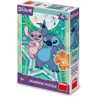 Dino Bikes Nähen Sie ein 200-Diamant-Puzzle