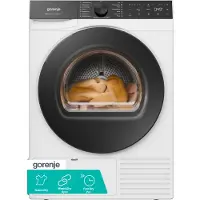 Gorenje G600 DG68C, Freistehend, Frontlader, Wärmepumpe, Weiß, Drehregler, Rechts