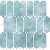vidaXL Federfliese 10 pcs Grün 30 x 30 cm Polyurethan und PET