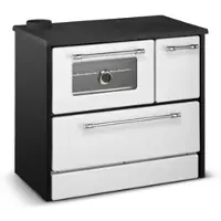 SimgeSoba EEK A+ Küchenofen Holzherd 701 weiß, linke Version - 9,18 kW