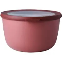 Mepal Multischüssel Cirqula - Mikrowellengeschirr - Multikom 2000 ml - Vivid mauve - Meal prep box - Frischhaltedosen mit Deckel