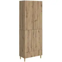 Syfax Schrankset 2 pcs Artisan-Eiche 66 x 34,5 x 95 cm Holzwerkstoff