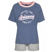 Arizona Shorty in blau-meliert-grau-meliert | Gr.: 44-46