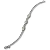 Balia 925 Sterling Silber Damen Silberarmbänder Blatt Armband ca. 19,2cm | Gr.: onesize