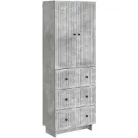 Syfax Schrankset 2 pcs Betongrau 66 x 34,5 x 90 cm Holzwerkstoff