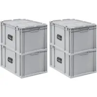 Proregal Spar Set 4x Eurobox Nextgen Portable HxBxT 335 x 40 x 60 cm 65 Liter Eurobehälter Transportbox Transportbehälter Stapelbehälter