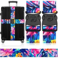 Famanu Kofferband Verstellbar Antirutsch - Gepolsterte Reisetasche mit auffälligem Design, 200 cm
