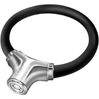 Markenlos Fahrradschloss, robust und tragbar, mit Schlüssel und Zahlenkombination - 30 cm