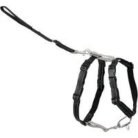 Famanu Hundegeschirr 3-in-1 - Anti-Zieh-Lösung für Hunde - Reflektierendes Geschirr mit D-Ringclip