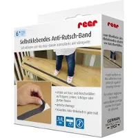 Reer Rutsch-Schutz Klebeband 5m, Schwarz