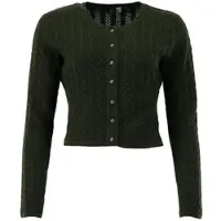 Os-trachten Strickjacke Borida in oliv | Gr.: 50