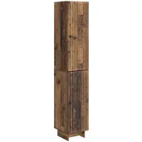 Syfax Schrankset 2 pcs Altholz 34,5 x 33 x 90 cm Holzwerkstoff