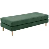58 aufm Kessel POLSTERHOCKER Kaylynn Cordstoff dunkelgrün | Gr.: onesize