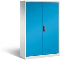 C+P Werkstattschrank mit 24 Schubladen | HxBxT 195x120x50cm | Lichtgrau/Lichtblau von PROREGAL