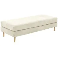 58 aufm Kessel POLSTERHOCKER Kaylynn Cordstoff creme | Gr.: onesize