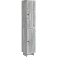 Syfax Schrankset 2 pcs Grau Sonoma 34,5 x 33 x 90 cm Holzwerkstoff