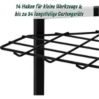 Relaxdays Gartengeräteständer