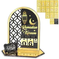 Famanu Adventskalender Mubarak - Selbstgestaltet - Acryl Countdown-Kalender
