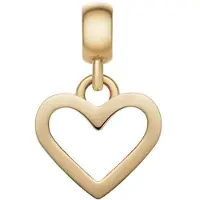 Daniel Wellington Herzanhä nger aus vergoldetem Stahl Charms DW00400433