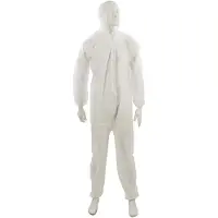 Famanu Overall Weiß Größe Large - Nachhaltiger Schutzanzug 128 cm