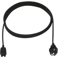 Bachmann 372.174 Zuleitung H05RR-F 3G1,0mm2 sw, 2,0m, Typ 32/Typ789 372174