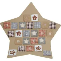 Koopman Adventskalender Weihnachtskalender STERN 80cm zum Selbst befüllen Weihnachten
