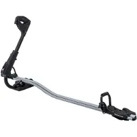 Aurilis Universal Dach-Fahrradträger Fast Rider Alu Silber Abschließbar 1 Rad 20kg