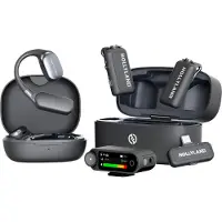 Hollyland - LARK MAX 2 Ultimate Combo mit OWS-Monitor-Ohrhörer + Kameraempfänger + USB-C-Empfänger