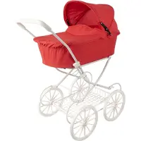 Trille - Doll Pram, Classic in Red (20-44KLAS-R)