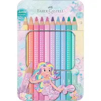 Faber-Castell Sparkle Jumbo Pastel Tin – 10 Ass. (210910)