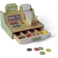 Dantoy Wooden Cash Register Set Pädagogisches Spielzeug