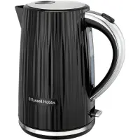 Remington Wasserkocher Eden Schwarz, 1,7L, 2400 Watt, Edelstahlakzente