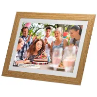 Lippa - Frameo Digital Picture Frame - Wooden Frame - 10 inches