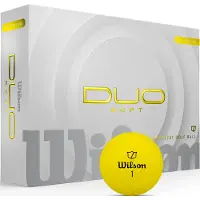 Wilson - DUO Soft Golf Ball - Yellow - 12 Balls