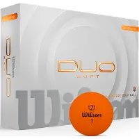 Wilson - DUO Soft Golf Ball - Orange - 12 Balls