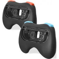 Freaks and Geeks - Pair of Controller Grips for Switch 2 Joy-Cons - Black