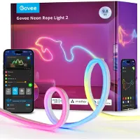 Govee Neon Rope Light 2, Universalstreifenleuchte, Wi-Fi/Bluetooth, Weiß, Multi, Ambiente, 252 Glühbirne(n)