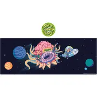 Fanatik Rick & Morty Desk Pad & Coaster Set