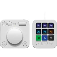 Logitech - MX Creative Console - Pale Grey