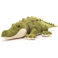 Teddy HERMANN® Teddy Hermann Krokodil, Kuscheltier, Stofftier, Plüschtier, Wildtier, liegend, Plüsch, Grün, 60 cm, 90592