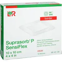 Lohmann & Rauscher GmbH & Co. KG Suprasorb P Sensiflex Border 10x10cm 10 St
