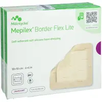 CC Pharma GmbH Mepilex Border Flex Lite Schaumverband 10x10 Cm 10 St