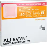 Docpharm GmbH Allevyn Gentle Border Lite 15x15 Cm Schaumverb. 10 St