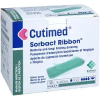 Kohlpharma GmbH Cutimed Sorbact Tamponaden Ribbon 5x200 Cm 10 St