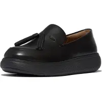 Original Brands FITFLOP FitFlop IQ-Comff Tassel Leather Loafers SCHWARZ 42