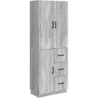 Syfax Schrankset 2 pcs Grau Sonoma Holzwerkstoff