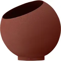 AYTM Globe Pflanzentopf Ø43xH37,4 Ginger Bread - , Braun / Rost, für Schlafzimmer, Aluminium