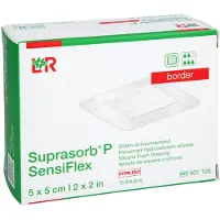 Lohmann & Rauscher GmbH & Co. KG Suprasorb P Sensiflex Border 5x5cm 10 St