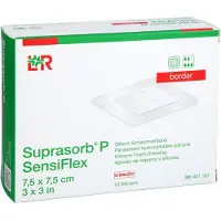 Lohmann & Rauscher GmbH & Co. KG Suprasorb P Sensiflex Border 7,5x7,5cm 10 St